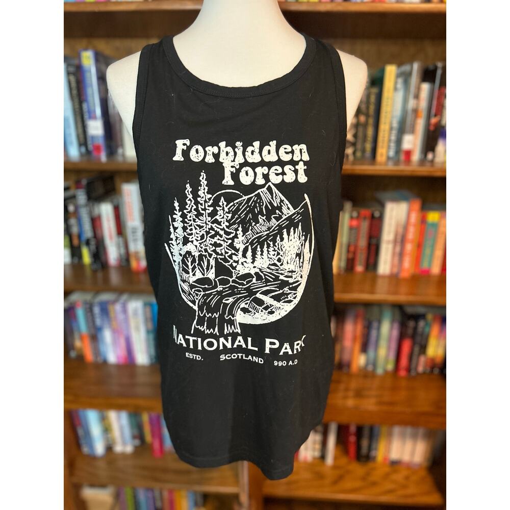 Forbidden Forest Harry Potter spoof tank top fun